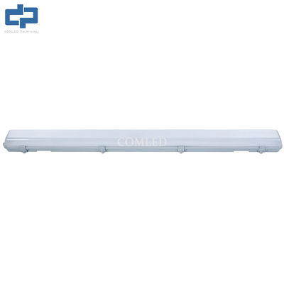 Luminaire tubulaire LED étanche avec fonction de secours d'urgence jusqu'à 3 heures, CCT variable 3000K/4000K/6000K