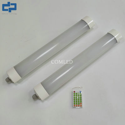 Luminaire linéaire LED étanche à la vapeur avec fonction de gradation par capteur Luminaire linéaire monté et raccordable