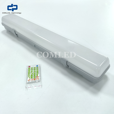 1500 mm LED Batten Light IP65 luminaire résistant aux intempéries Dimmable à l'épreuve de la vapeur LED Battens adaptés au parking, entrepôt, passage souterrain, tunnel, etc.